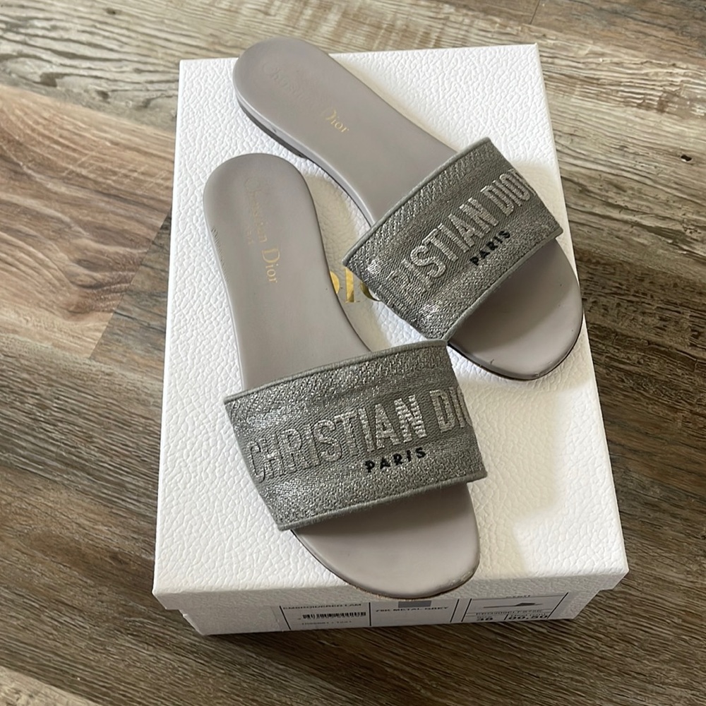 Dior Dway 75k Metal Grey slide